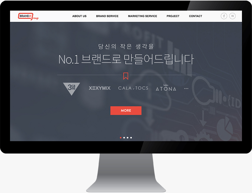 BXG website designed by Sugar Design